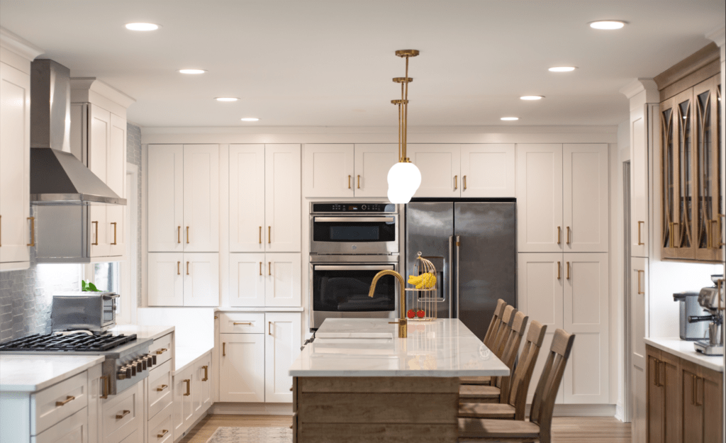 Transitional Farmhouse Renovation in Chery Hill, NJ The Kitchen Suite